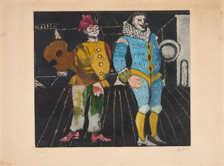 FRANCO GENTILINI, Coviello e Luzio da "Le Maschere di Gentilini"