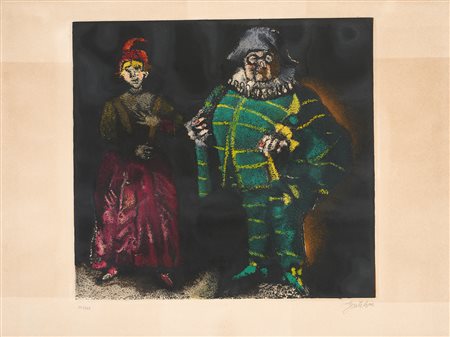 FRANCO GENTILINI, Tartaglia e Silvana la contadina da "Le Maschere di Gentilini"