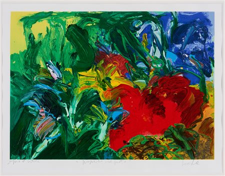 GIANNI BORTA, Papavero nel prato