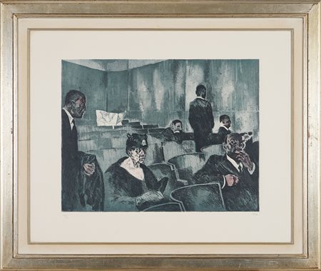 ALBERTO SUGHI, Senza titolo (scena di interno al cinematografo)