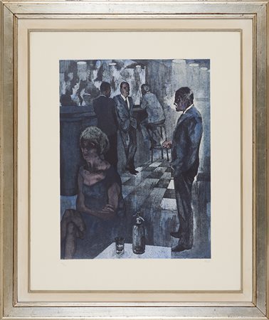 ALBERTO SUGHI, Senza titolo (scena di interno al bar)