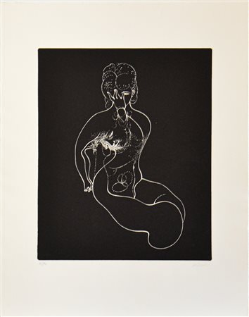 HANS BELLMER, Nudo immobile,