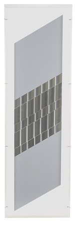 GETULIO ALVIANI, Studio per superfici diagonali 2 allumini tra 1.2.1.2.1