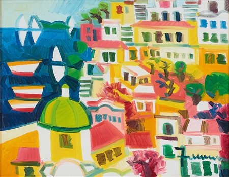 ATHOS FACCINCANI, Positano con pesco