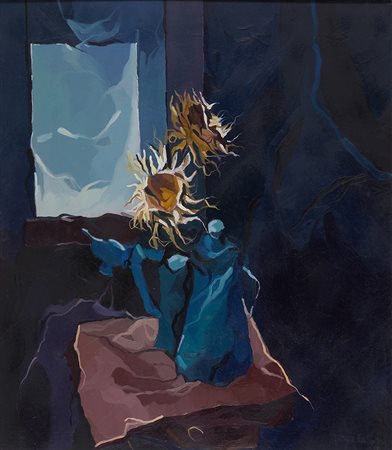 GIORGIO BALBONI, Cardi alla finestra (Omaggio a Vespignani)