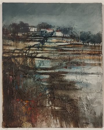 DI FAZIO PASQUALE Lavello (Pz) 1960 Senza titolo Olio su tela 30,00x24,00...