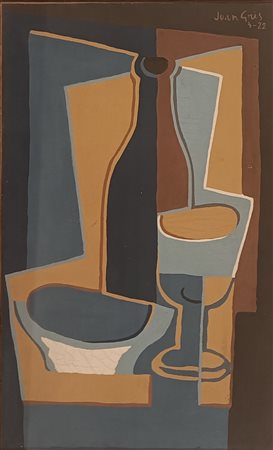 GRIS JUAN Madrid (Spagna) 1887 La bouteille 1922 litografia intelata es....