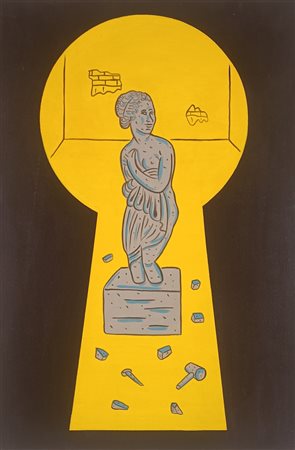 PLUMCAKE (PALLOTTA - RAGNI) Pavia (Pv) 2000 Maya desnuda Acrilico su tela...