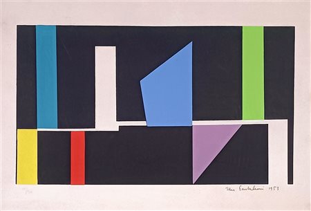 PANTALEONI IDEO Legnago (Ve) 1904 Senza titolo 1953 Serigrafia su carta es....