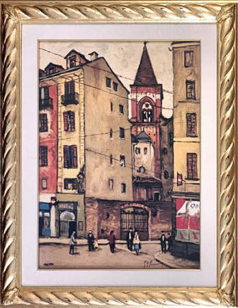 GONZAGA GIOVAN FRANCESCO milano (milano) 1902 Vecchia Milano 2005 Serigrafia...