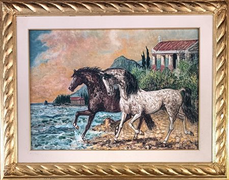 GONZAGA GIOVAN FRANCESCO milano (milano) 1902 Corsieri al galoppo 2005...