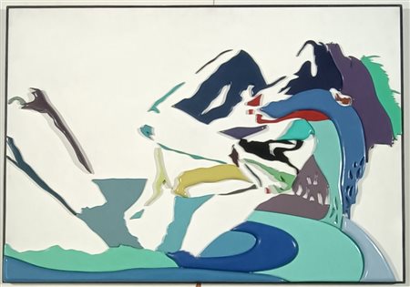 BREVI DARIO Limbiate (Mb) 1955 Donna con vasca 2001 Tecnica mista (collage...