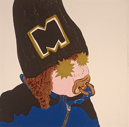 ROTONDI MICHAEL Bari (Ba) 1977 Pulcino 2008 Acrilico su tela 50,00x50,00...