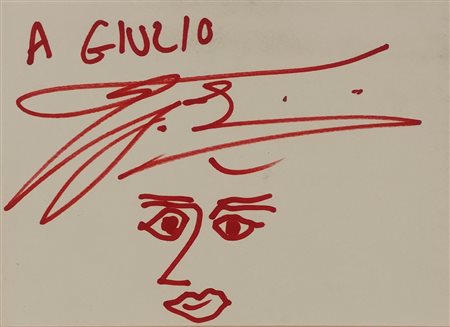 FINARDI EUGENIO Milano (Mi) 1952 Senza Titolo 2010 Pennafeltro su carta...