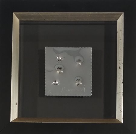 BRESCIANINI ANGELO Palazzolo sull'Oglio (Bs) 1948 Spari su lamina Lamina...