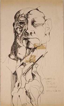 D'ANDREA BERNARD New York (Stati Uniti) 1923 Senza titolo 1973 VChina su...