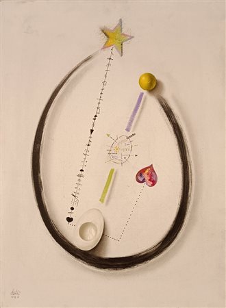 LANTERI ALBERTO Torino (To) 1955 Stella 2010 Acrilico su tela 77,00x57,00...