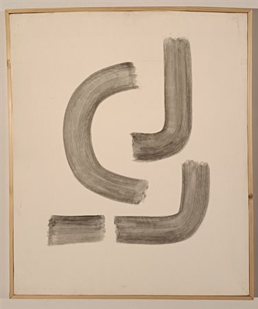 GALVANO ALBINO Torino (To) 1907 Senza titolo 1974 Olio su tela 60,00x50,00...