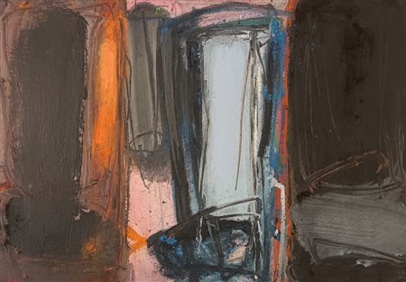 ESPOSITO ENZO Benevento (Bn) 1946 Senza titolo 1991 Olio su tela 36,00x51,00...