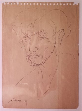 SCHATZ MANUEL ISIDOROVICH Russia (RU) 1916 Senza titolo 1969 Disegno penna su...