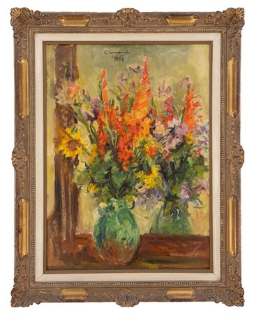 Cesare Monti - "Vaso di fiori  1958"
