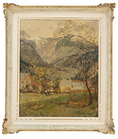 Ottorino Campagnari - "Paesaggio Alpino"