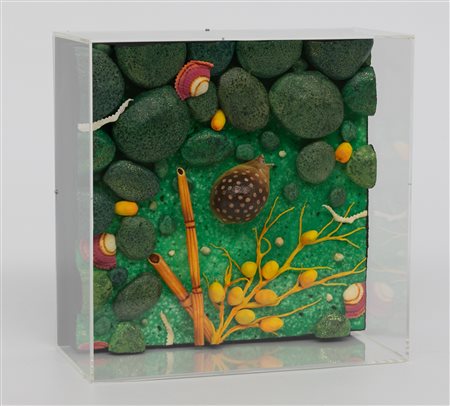 PIERO GILARDI Datteri su malachite, 2009