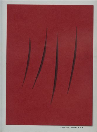 LUCIO FONTANA Senza titolo, 1967
