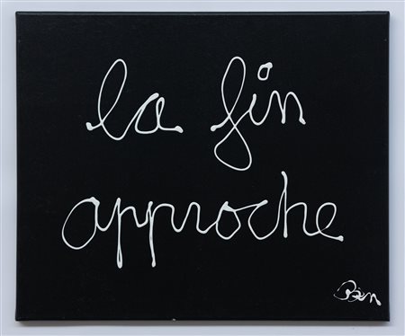 BEN VAUTIER La fin approche, 2023