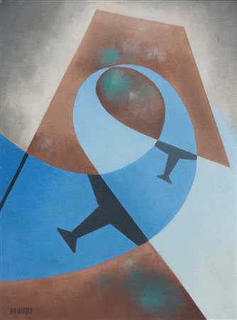 OSVALDO PERUZZI Aeropittura, 1987