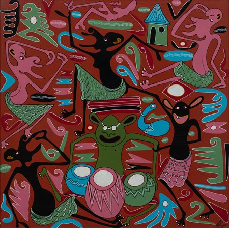 GEORGE LILANGA Senza titolo, 2002