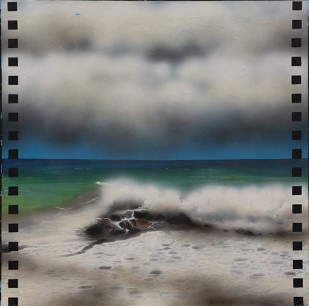 ANTONIO CARENA Della finta poesia:mare, 1969