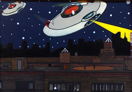 GIANCARLO MONTUSCHI Apparizione sui tetti di Chicago