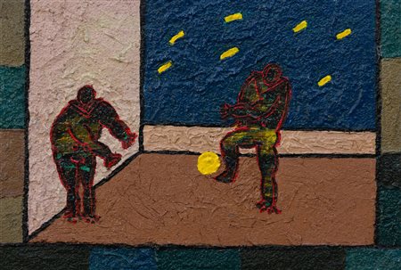 PIERO MAGGIONI Giocatori di palla, anni '90