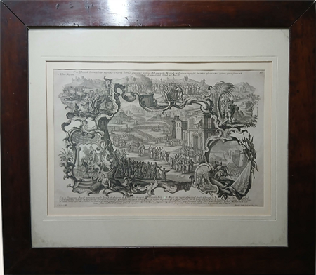 F.LLI KLAUBER (XVIII SEC.) - INCISIONE TRATTA DALLA RACCOLTA "HISTORIAE...