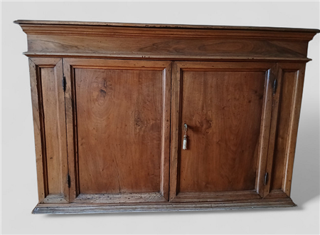 ANTICA CREDENZA MADIA IN NOCE CON PARTE DEL PIANO APRIBILE CM.193X67 H.CM.128...