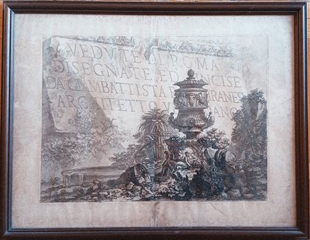 GIOVANNI BATTISTA PIRANESI (1720-1778) VEDUTE DI ROMA … 1748 - ACQUAFORTE...