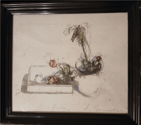 NOCENTINI ALESSANDRO (1949) - FIORI - TECNICA MISTA SU TELA CM.30X40 FIRMATO...