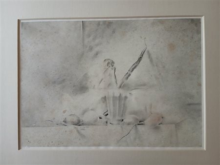 ARMODIO (1938) - FRUTTA 1986 - TECNICA MISTA SU CARTA CM.48X68 FIRMATO IN...