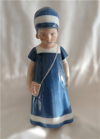 B&G (BING & GRONDAHL) DENMARK - ELSE - PORCELLANA POLICROMA H.CM.17,5 - RECA...