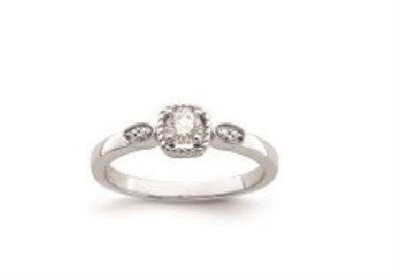 ANELLO IN ORO CON DIAMANTI NATURALI - 1026 NAT 18K