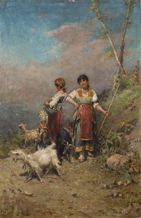 Francesco Paolo Michetti (Tocco da Casauria 1851 - Francavilla al Mare 1929)...