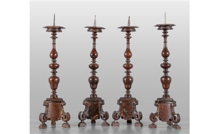 Quattro candelieri a rocchetto, 