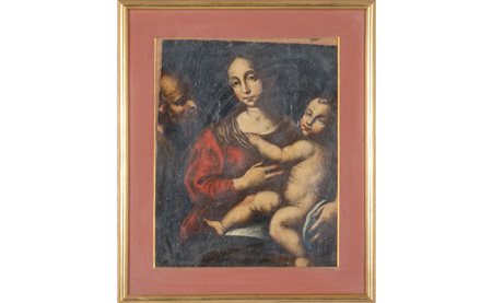 Scuola italiana sec.XVIII "Sacra Famiglia" 
