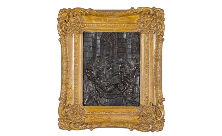 La Deposizione, placca in bronzo su modello di 