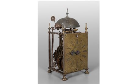 Orologio scheletrico in bronzo e ferro, 