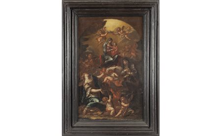 Scuola napoletana sec.XVIII "L'Ascensione della 