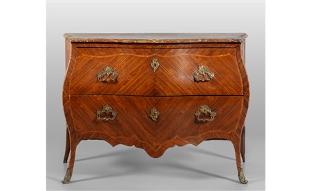 Cassettone Luigi XV a due cassetti senza 