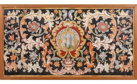 Paliotto in scagliola policroma decorato con 