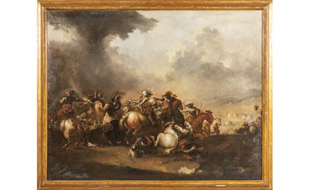 MARINI ANTONIO MARIA (1668-1725) <br>"Battaglia" 